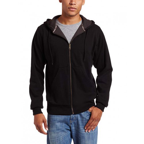 Men's Thermal-Lined Fleece Hoodie